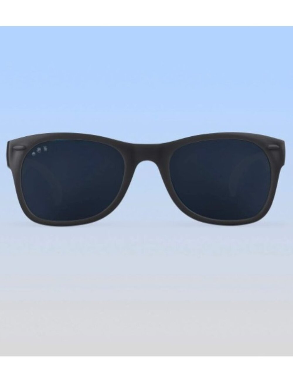 Roshambo Bueller Baby Shades with Black Frames and Grey Lenses, size 0-2